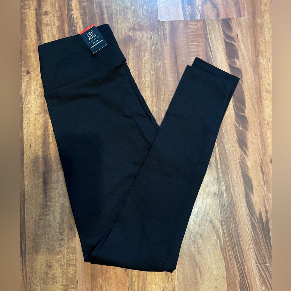 INC International Concepts High Rise Black Leggings